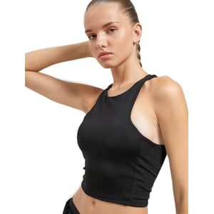 Koton dam icke vadderad hållare hals sport bh, Svart (999), L Koton dam icke vadderad hållare hals sport bh, Svart (999), L