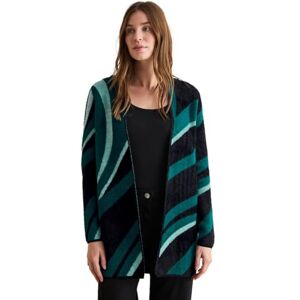 Cecil dam fjädergarn cardigan, svart, XXL Cecil dam fjädergarn cardigan, svart, XXL