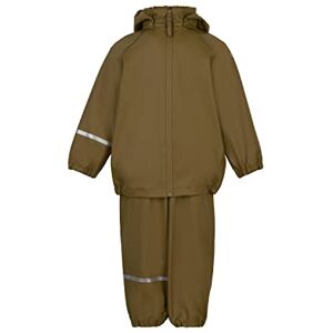 Celavi Unisex barn basic återvinning PU regnkläder set, nutria, 130 Celavi Unisex barn basic återvinning PU regnkläder set, nutria, 130