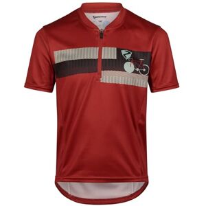 Ziener Barn NESPI cykeltröja/cykeltröja – mountainbike vägcykel – andas, snabbtorkande, elastisk, ärmlös, bärnsten röd, 176 Ziener Barn NESPI cykeltröja/cykeltröja – mountainbike vägcykel – andas, snabbtorkande, elastisk, ärmlös, bärnsten röd, 176