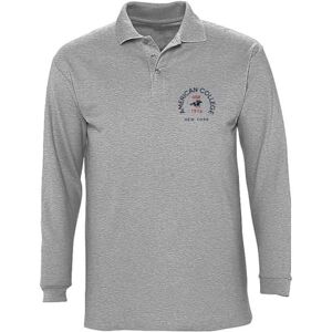 AMERICAN COLLEGE USA American College Cardigan Långärmad Pikétröja Barn, Färg: grå, 8 �r AMERICAN COLLEGE USA American College Cardigan Långärmad Pikétröja Barn, Färg: grå, 8 �r