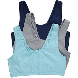 Hanes kvinnors bh, Marinblå/betong värmare/ultra blå, 3XL Hanes kvinnors bh, Marinblå/betong värmare/ultra blå, 3XL