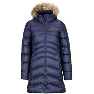 Marmot Wm's Montreal Coat, Lätt dunjacka, 700 Fill-Power, Varm parkasjacka snygg vinterrock, vattenavvisande, vindtät, För kvinnor, Midnight Navy, S Marmot Wm's Montreal Coat, Lätt dunjacka, 700 Fill-Power, Varm parkasjacka snygg vinterrock, vattenavvisande, vindtät, För kvinnor, Midnight Navy, S
