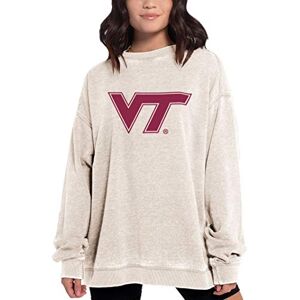 Chicka-D NCAA dam campus crew pullover havregryn XL Chicka-D NCAA dam campus crew pullover havregryn XL