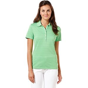Callaway Öppen Stickad Golf Pikétröja Opti-Vent Kortärmad Golfskjorta Kvinnor, Ljusgrön, 3XL Callaway Öppen Stickad Golf Pikétröja Opti-Vent Kortärmad Golfskjorta Kvinnor, Ljusgrön, 3XL