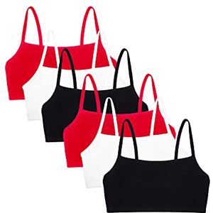 Fruit of the Loom Dam spagettiremmar bomull värdepaket sport-bh, svart/vit/röd/varm/röd, 80, Svart/svart/vit/röd/röd/het/röd, 36 Fruit of the Loom Dam spagettiremmar bomull värdepaket sport-bh, svart/vit/röd/varm/röd, 80, Svart/svart/vit/röd/röd/het/röd, 36