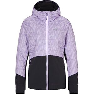 Ziener Dam NACANA Hybrid/aktiv jacka andas, vindtät, ull, löv lila tryck, 40 Ziener Dam NACANA Hybrid/aktiv jacka andas, vindtät, ull, löv lila tryck, 40