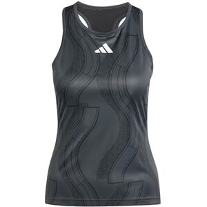 adidas Kvinnor Club Tennis Graphic Tank Top, Carbon/Black, S adidas Kvinnor Club Tennis Graphic Tank Top, Carbon/Black, S