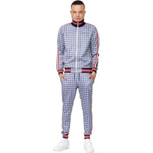 Lonsdale Burmarsh träningsoverall för män, Blå/vit/röd, XXL Lonsdale Burmarsh träningsoverall för män, Blå/vit/röd, XXL
