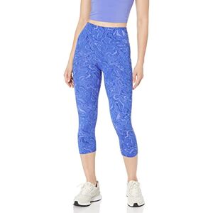 Amazon Essentials kvinnors aktiv skulptur hög midja capri leggings med fickor (finns i plusstorlek), flerfärgad marmor, X-Large Amazon Essentials kvinnors aktiv skulptur hög midja capri leggings med fickor (finns i plusstorlek), flerfärgad marmor, X-Large