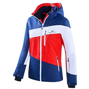 Black Crevice Dam skidjacka för damer, röd/vit/marinblå, 44 Black Crevice Dam skidjacka för damer, röd/vit/marinblå, 44