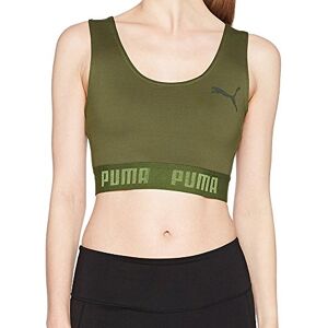 PUMA kvinnors aktiv ess bandad W skörd topp, kvinnor, aktiv ESS bandded crop top W, Oliv natt XL PUMA kvinnors aktiv ess bandad W skörd topp, kvinnor, aktiv ESS bandded crop top W, Oliv natt XL