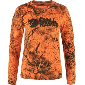 Fjällräven Fjallraven 87136-261 Värmland Wool LS W Långärmad Dam Orange Multi Camo XXS Fjällräven Fjallraven 87136-261 Värmland Wool LS W Långärmad Dam Orange Multi Camo XXS