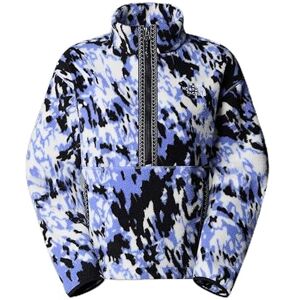The North Face Tnf Fleeski 1/4 Zip Po Tröja för kvinnor, Virtual Blue Trail Grid, M The North Face Tnf Fleeski 1/4 Zip Po Tröja för kvinnor, Virtual Blue Trail Grid, M