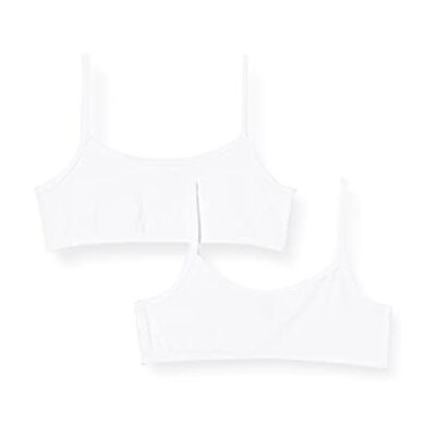 Schiesser Mädchen 2PACK Unterwäsche Bustier mit Spaghettiträger 95/5 Organic Cotton Bio Baumwolle Größe 140 bis 176 Schiesser Mädchen 2PACK Unterwäsche Bustier mit Spaghettiträger 95/5 Organic Cotton Bio Baumwolle Größe 140 bis 176
