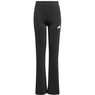 adidas flickor Train Essentials 3-Stripes Flared Leggings Tights, black/white, 7-8 Years adidas flickor Train Essentials 3-Stripes Flared Leggings Tights, black/white, 7-8 Years