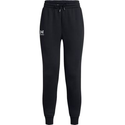 Under Armour UA Icon Fleece Jogger Svart/Svart/Vit XL Under Armour UA Icon Fleece Jogger Svart/Svart/Vit XL