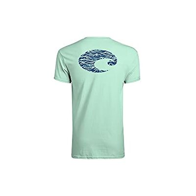 Costa Del Mar Mens Wilson Short Sleeve Crewneck T Shirt, Chill, Small US Costa Del Mar Mens Wilson Short Sleeve Crewneck T Shirt, Chill, Small US