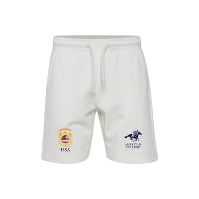 AMERICAN COLLEGE USA , unisex, barn, pojkar, flickor, bermudashorts, Vit, 10 år AMERICAN COLLEGE USA , unisex, barn, pojkar, flickor, bermudashorts, Vit, 10 år