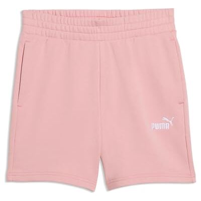 PUMA ESS Small No. 1 logotyp 5 tum shorts med hög midja TR (s) PUMA ESS Small No. 1 logotyp 5 tum shorts med hög midja TR (s)