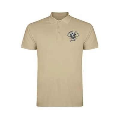 AMERICAN COLLEGE USA Pikétröjor sport andas tryckta kläder unisex barn pojkar och flickor casual modell ACPLW6 beige 16 år gammal, Beige färg, 16 �r AMERICAN COLLEGE USA Pikétröjor sport andas tryckta kläder unisex barn pojkar och flickor casual modell ACPLW6 beige 16 år gammal, Beige färg, 16 �r