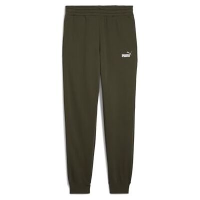 PUMA ESS 2 färgnr. 1 logotyp träningsbyxor FL cl mörk oliv PUMA ESS 2 färgnr. 1 logotyp träningsbyxor FL cl mörk oliv