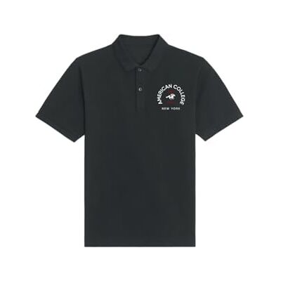 AMERICAN COLLEGE USA Svart polo 12 år gammal dekontrakt, svart, 12 �r AMERICAN COLLEGE USA Svart polo 12 år gammal dekontrakt, svart, 12 �r