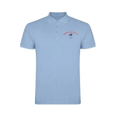 AMERICAN COLLEGE USA Pikétröjor sport andas tryckta kläder unisex barn pojkar och flickor casual modell ACPLW3 himmelsblå 16 år, turkos, 16 �r AMERICAN COLLEGE USA Pikétröjor sport andas tryckta kläder unisex barn pojkar och flickor casual modell ACPLW3 himmelsblå 16 år, turkos, 16 �r