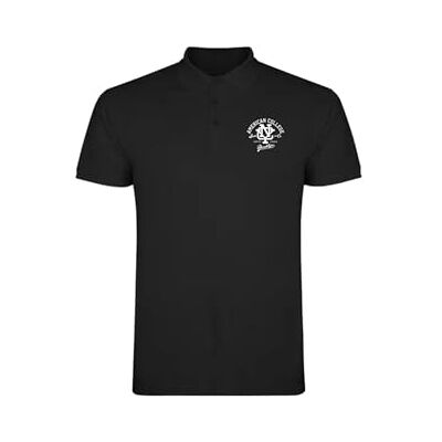 AMERICAN COLLEGE USA Pikétröjor sport andas tryckta kläder unisex barn pojkar och flickor casual modell ACPLW6 svart 16 år, svart, 16 �r AMERICAN COLLEGE USA Pikétröjor sport andas tryckta kläder unisex barn pojkar och flickor casual modell ACPLW6 svart 16 år, svart, 16 �r