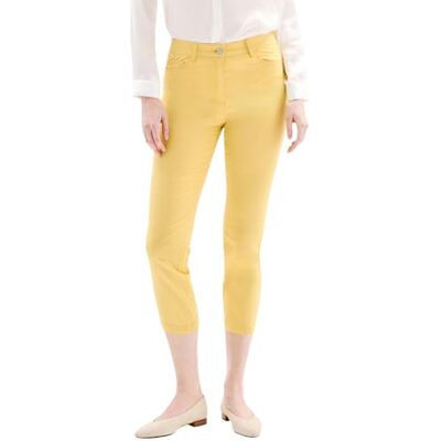 Caroll Slim Pantacourt byxor, Dusky citron, 34 Caroll Slim Pantacourt byxor, Dusky citron, 34