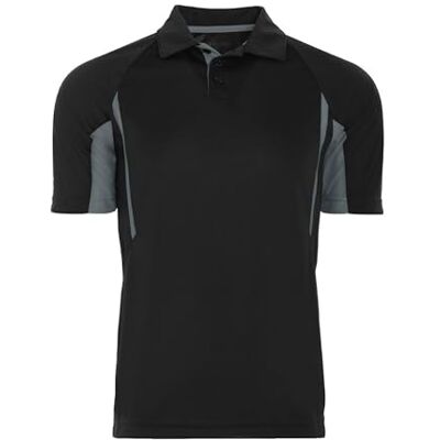 Holloway Sportswear Holloway Herrsportkläder Avenger kortärmad pikétröja, Svart Grafit, XL Holloway Sportswear Holloway Herrsportkläder Avenger kortärmad pikétröja, Svart Grafit, XL