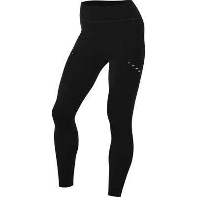 NIKE Swift 7/8 träningsleggings med hög midja och fickor (dam), svart/reflekterande silv, HJ2252-010, XS NIKE Swift 7/8 träningsleggings med hög midja och fickor (dam), svart/reflekterande silv, HJ2252-010, XS