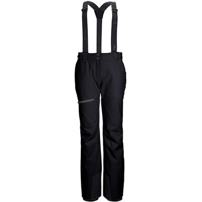 Killtec Skidbyxor/funktionella byxor för kvinnor med avtagbara remmar, kantskydd, snöfall och benventilation KSW 60 WMN SKI PNTS, svart, 40, 43424-000 Killtec Skidbyxor/funktionella byxor för kvinnor med avtagbara remmar, kantskydd, snöfall och benventilation KSW 60 WMN SKI PNTS, svart, 40, 43424-000