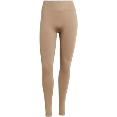 adidas Kobiety Workout Essentials Knit Scrunch 1/1 Leggings, chalky brown, S adidas Kobiety Workout Essentials Knit Scrunch 1/1 Leggings, chalky brown, S