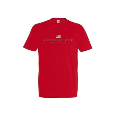 AMERICAN COLLEGE USA T-Shirts Manches Courtes Enfants Garçon Fille T-shirts Unisex barn, Röd, 10 år AMERICAN COLLEGE USA T-Shirts Manches Courtes Enfants Garçon Fille T-shirts Unisex barn, Röd, 10 år