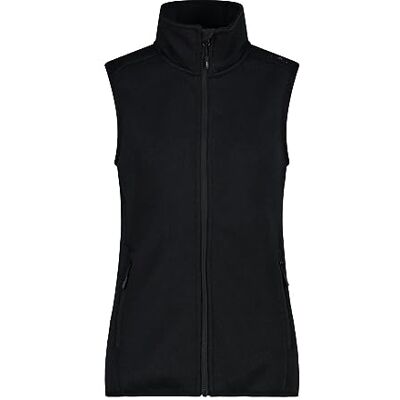 CMP Knit-Tech väst för kvinnor, Svart-Titan, 44 CMP Knit-Tech väst för kvinnor, Svart-Titan, 44