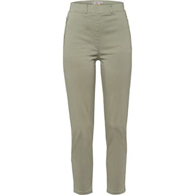RAPHAELA by Brax Dam Lavina Zip 6/8 byxor, salvia, normal RAPHAELA by Brax Dam Lavina Zip 6/8 byxor, salvia, normal