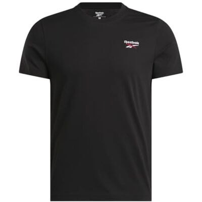 Reebok Identity Small Logo, t-shirt, herr, t-shirt, Svart/vit/vektorröd, XL Reebok Identity Small Logo, t-shirt, herr, t-shirt, Svart/vit/vektorröd, XL