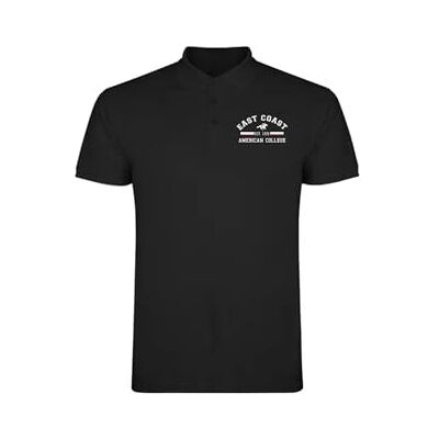 AMERICAN COLLEGE USA Pikétröjor sport andas tryckta kläder unisex barn pojkar och flickor casual modell ACPLW2 svart 16 år, svart, 16 �r AMERICAN COLLEGE USA Pikétröjor sport andas tryckta kläder unisex barn pojkar och flickor casual modell ACPLW2 svart 16 år, svart, 16 �r