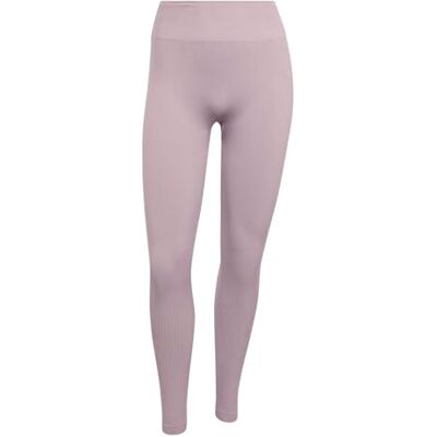 adidas Kobiety Workout Essentials Knit Full Length Leggings, preloved fig, M adidas Kobiety Workout Essentials Knit Full Length Leggings, preloved fig, M