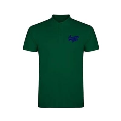 AMERICAN COLLEGE USA Pikétröjor sport andas tryckta kläder unisex barn pojkar och flickor casual modell ACPLW1 mörkgrön 16 år, Färg: grön, 16 �r AMERICAN COLLEGE USA Pikétröjor sport andas tryckta kläder unisex barn pojkar och flickor casual modell ACPLW1 mörkgrön 16 år, Färg: grön, 16 �r