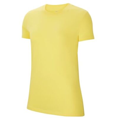 NIKE T-shirt för kvinnor, Tour gul/svart, L NIKE T-shirt för kvinnor, Tour gul/svart, L