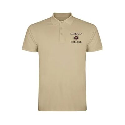 AMERICAN COLLEGE USA Pikétröjor sport andas tryckta kläder unisex barn pojkar och flickor casual modell ACPLW7 beige 16 år, Beige färg, 16 �r AMERICAN COLLEGE USA Pikétröjor sport andas tryckta kläder unisex barn pojkar och flickor casual modell ACPLW7 beige 16 år, Beige färg, 16 �r