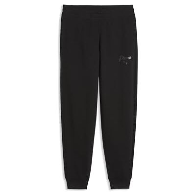 PUMA ESS Script Comfort Sweatpants TR cl Svart PUMA ESS Script Comfort Sweatpants TR cl Svart