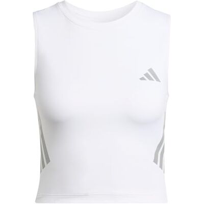adidas dam Adi365 Running Climacool Iconic Crop Tank Shirt, white, XXL adidas dam Adi365 Running Climacool Iconic Crop Tank Shirt, white, XXL