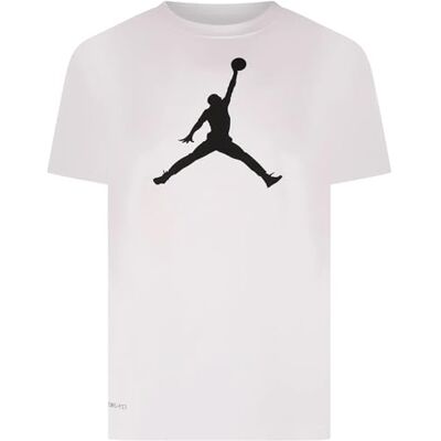 Jordan T-shirt Boy M/C Bianco Logo Nero 954293-001 SizeXL Jordan T-shirt Boy M/C Bianco Logo Nero 954293-001 SizeXL