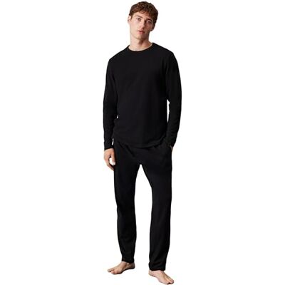 Calvin män L/S joggingset 000NM2844E set, svart (svart), L, svart (svart), L Calvin män L/S joggingset 000NM2844E set, svart (svart), L, svart (svart), L