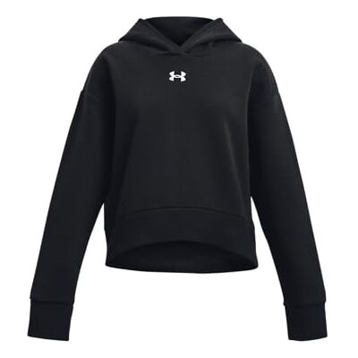 Under Armour flickor Ua Rival Fleece Crop huvtröja sweatshirt Under Armour flickor Ua Rival Fleece Crop huvtröja sweatshirt