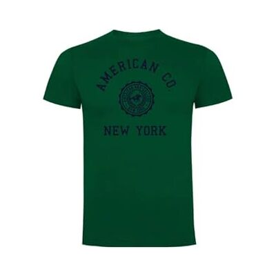 AMERICAN COLLEGE USA Tröja tröja med tryck varma kläder blandade herr och dam casual modell ACSCW7 marinblå 16 år, Färg: blå, S AMERICAN COLLEGE USA Tröja tröja med tryck varma kläder blandade herr och dam casual modell ACSCW7 marinblå 16 år, Färg: blå, S