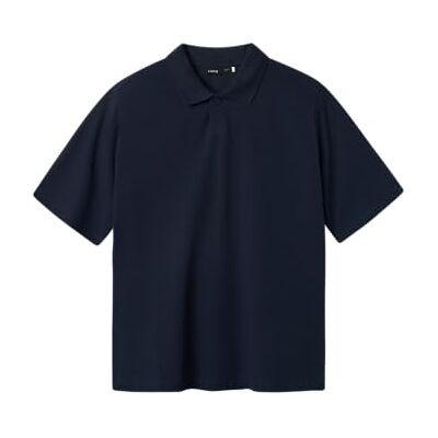 Lmtd Nlmhannes Ss Pique Polo, Mörk safir, 170-176 Lmtd Nlmhannes Ss Pique Polo, Mörk safir, 170-176